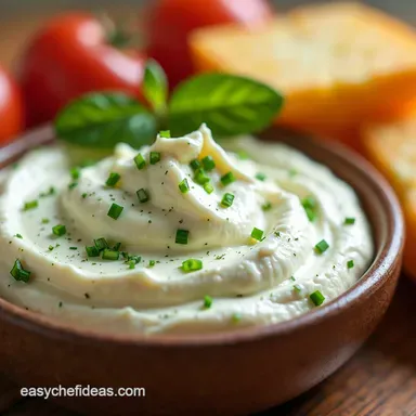 Cottage Cheese Chive Dream Easy Peasy Spread Recipe