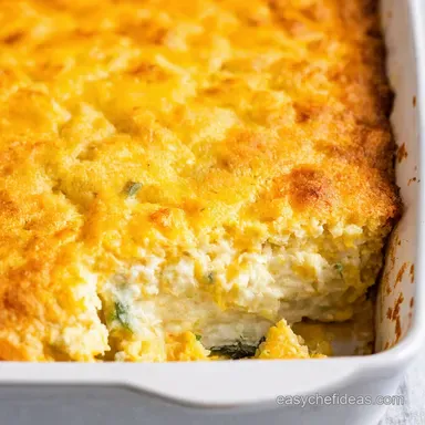 Cottage Cheese Breakfast Bake Easy Protein Casserole Recipe Card