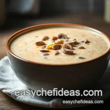 Easy Creamy Mushroom Soup Recipe: Better Than Grandma's! Recipe Card
