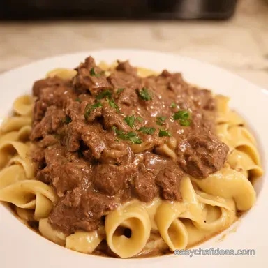 Creamy Beef Stroganoff Recipe The Ultimate Comfort Food Recipe Card