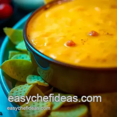 My Easy Creamy Cheddar Queso Dip: A Must-Try Cheesy Delight Recipe Card