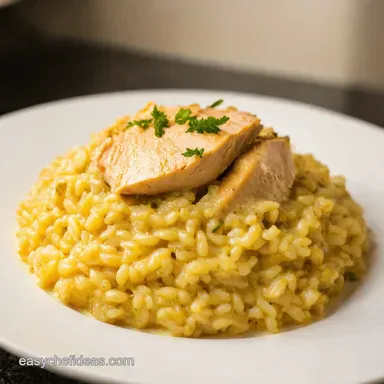 Creamy Chicken Risotto My GoTo Italian Comfort Food Recipe Card