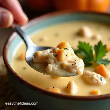 Creamy Chicken Chowder Soup My Easiest Comfort Recipe Recipe Card