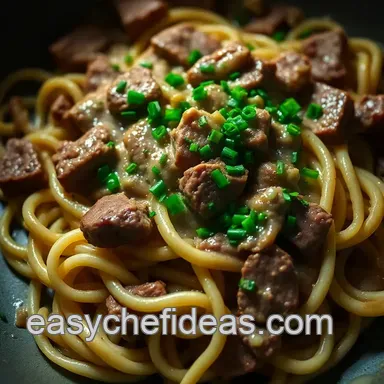 Easy Beef Stroganoff Recipe: Creamy Weeknight Winner! Recipe Card