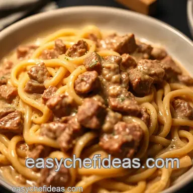 Creamy Beef and Stroganoff: My Family's Favourite Recipe! Recipe Card