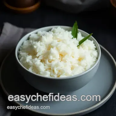 Creamy Coconut Rice Recipe: A Tropical Getaway! Recipe Card