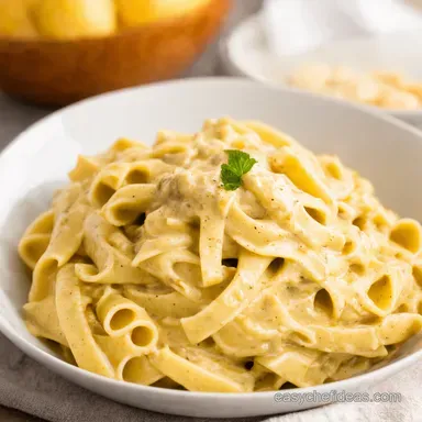 Creamy Keto Alfredo Sauce GuiltFree Italian Comfort Recipe Card