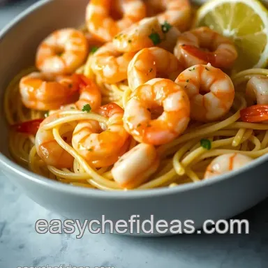 Easy Creamy Garlic Butter Shrimp Sauce Recipes for Pasta Lovers Recipe Card