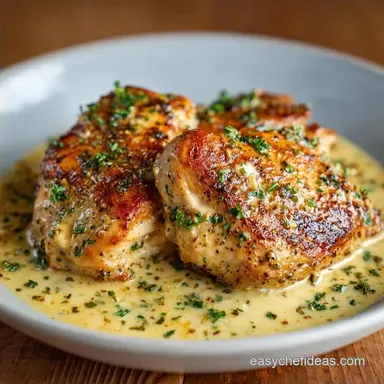 Creamy Garlic Chicken Thighs in 30 Minutes