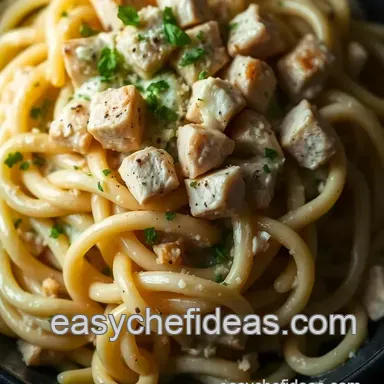 Creamy Garlic Parmesan Chicken Pasta: Weeknight Winner! Recipe Card