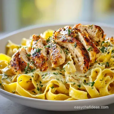 Easy Creamy Garlic Pasta in 20 Minutes Recipe Card