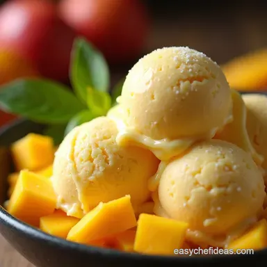 The Ultimate Creamy Homemade Mango Ice Cream Recipe Recipe Card