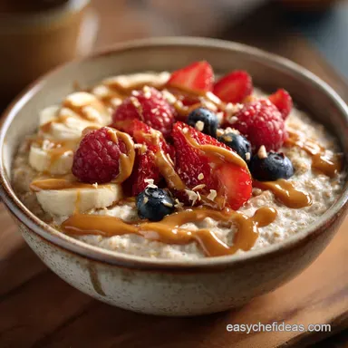Ultimate Creamy Peanut Butter Oatmeal Bowl Recipe Healthy Breakfast