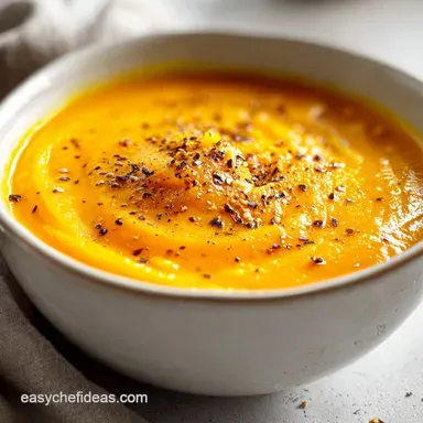 Creamy Roasted Pumpkin Soup for 6 Recipe Card