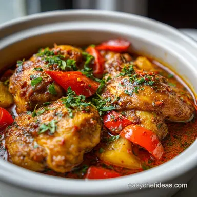 Slow Cooker Chicken with Creamy Ranch Sauce for 6 Servings