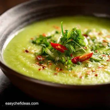 Cream of Zucchini Soup Velvety Smooth 40Minute Recipe Recipe Card