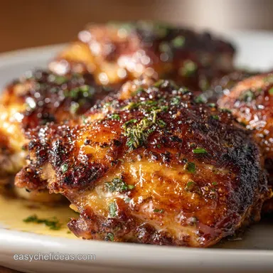 Air Fryer Chicken Thighs: Ultra-Crispy Skin, Bone-In Perfection Recipe Card