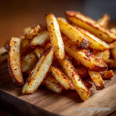 Air Fryer French Fries Achieve Ultra-Crispy, Low-Oil Chips Recipe Card