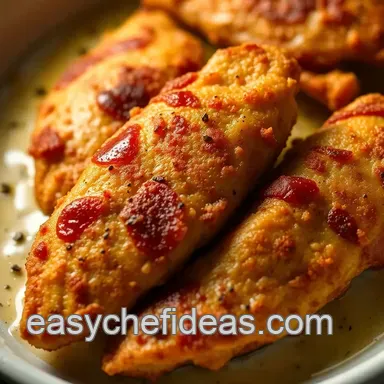 Juicy Baked Chicken Tenders: Crispy & Easy! Recipe Card
