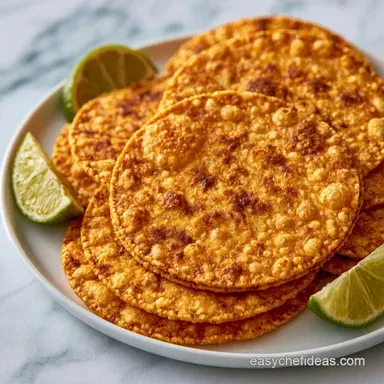 Crispy Baked Tortilla Tostadas in 15 Min Recipe Card