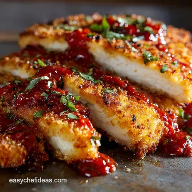 Chicken Parmesan: Ultra-Crispy Panko Crust Recipe Recipe Card