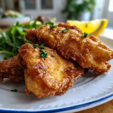 Fried Fish Recipe: Proper Crispy Chip Shop Style Recipe Card