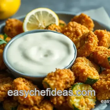 Crispy Fried Zucchini with Lemon Aioli - My Go-To Recipe!