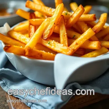 Crispy Golden Homemade Fries Recipe: The Ultimate Chippy Delight Recipe Card