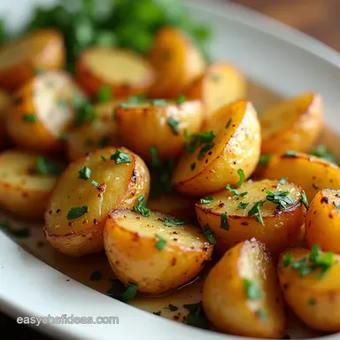 The Golden Standard Crispy Herb Garlic Roasted Yukon Golds