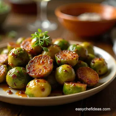 Crispy Honey Balsamic Brussels Sprouts Recipe The Perfect Glaze Recipe Card