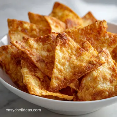 Keto Tortilla Chips: Ultimate Crispy Fathead Recipe Recipe Card