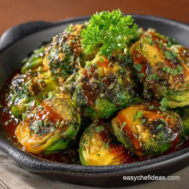Longhorn Steakhouse Brussel Sprouts Copycat Crispy HoneyChipotle Recipe Recipe Card