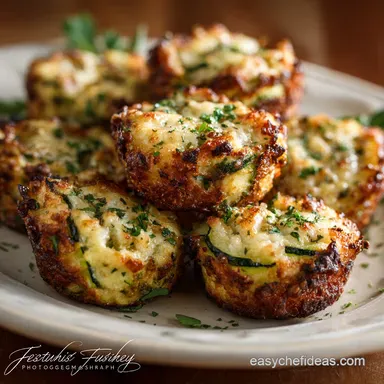 Zucchini Pizza Bites: Ultra-Crispy Low-Carb Appetizer Recipe Recipe Card