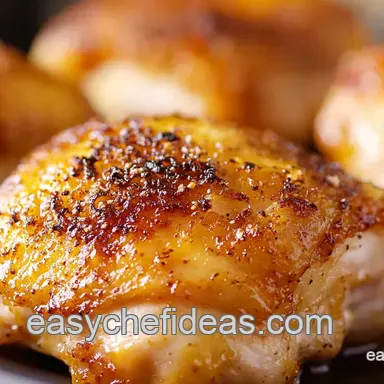 Juicy Chicken Thighs in Oven: Crispy & Easy Recipe!