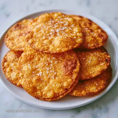 Crispy Tostada Shells in 13 Minutes Recipe Card