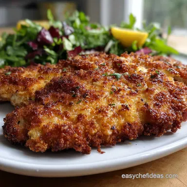 Turkey Cutlets Parmesan Crust: 35-Minute Crispy Milanese Recipe Card