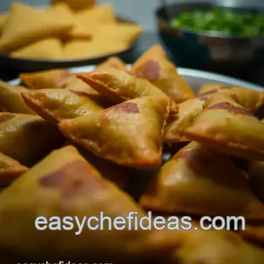 My Family's Favorite Crispy Veggie Samosas with Spiced Potatoes Recipe Card