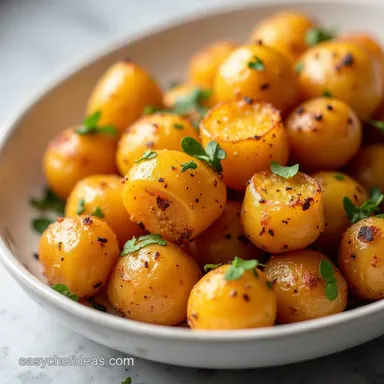 Golden Glory Perfectly Crispy Oven Roasted Yukon Gold Potatoes
