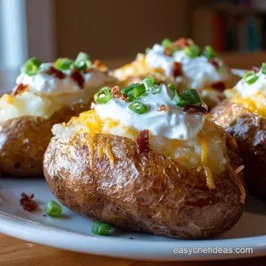 Crock Pot Baked Potatoes: The Fluffy Five-Hour Slow Cooker Spud Recipe Card