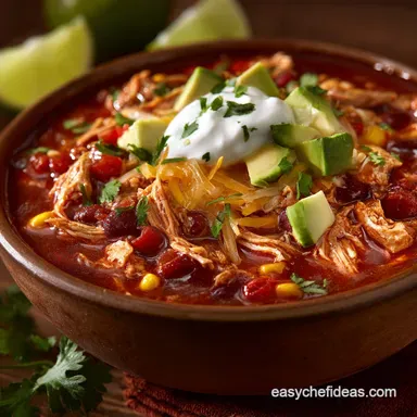 Crock Pot Chicken Taco Chili: The Best Set-It-and-Forget-It Recipe