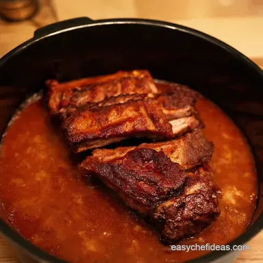 How Do I Make Ribs FallOffTheBone CrockPot Magic Recipe Card