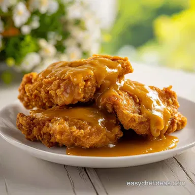 Crockpot Chicken and Gravy: Velvety Recipe Card