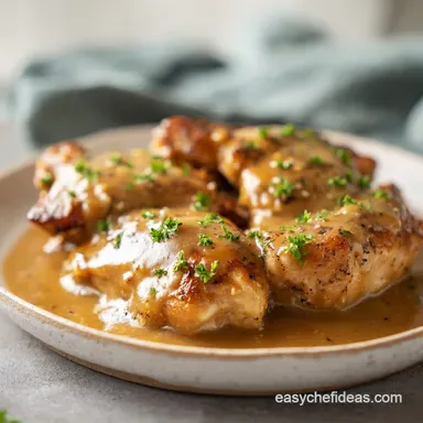 Crockpot Chicken and Gravy: Velvety