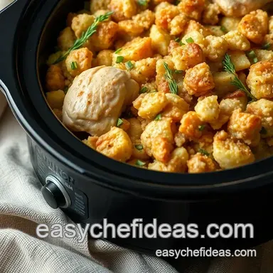 Ultimate Crockpot Chicken & Stuffing Comfort Dish: 5 Easy Tips for Success! Recipe Card