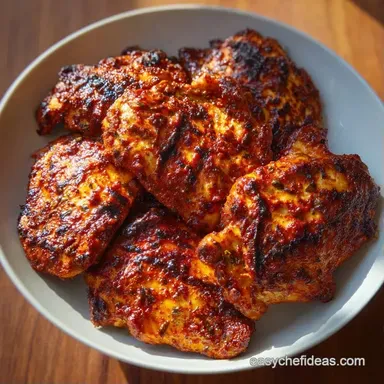 Crockpot Chicken Thighs for 4 Servings Recipe Card