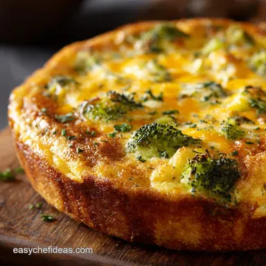 Crustless Broccoli Cheddar Quiche: The Easy, Low-Carb Recipe
