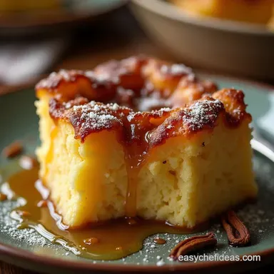 Decadent Bread Pudding with Bourbon Sauce Recipe Recipe Card
