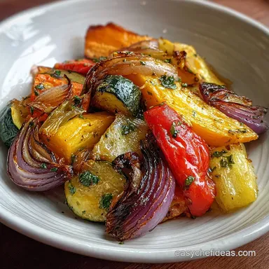 Delicious Daniel Fast Recipe with Roasted Vegetables You'll Actually Enjoy: Caramelized & Vibrant Recipe Card