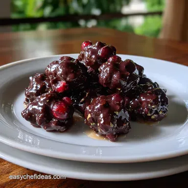 Healthy Dessert with Dark Chocolate No-Bake in 25 Minutes Recipe Card