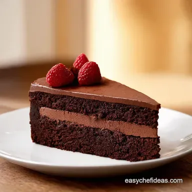 Chocolate Mousse Cake Recipe A Decadent Slice of Heaven Recipe Card